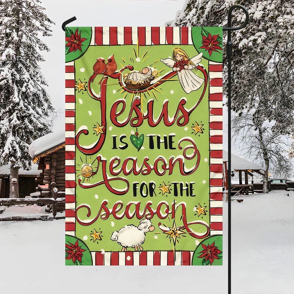 Christianartworkshop Seasonal Nativity Garden Flag Series: Stylish Faith Token for Holiday Yards - image 2