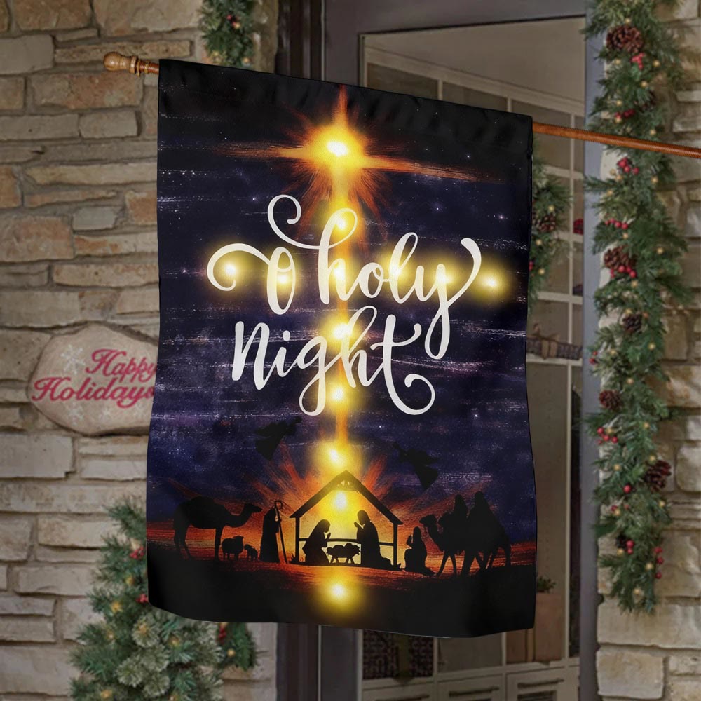 Christianartworkshop Seasonal Nativity Garden Flag Series: Stylish Faith Token for Holiday Yards - B - 90×150cm (3×5 ft.) - image 6