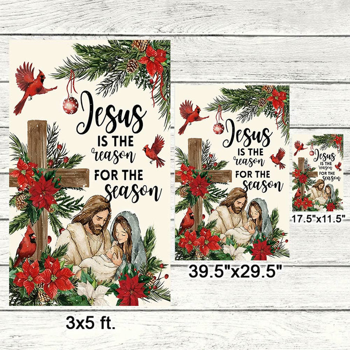 Christianartworkshop Seasonal Nativity Garden Flag Series: Stylish Faith Token for Holiday Yards - image 17