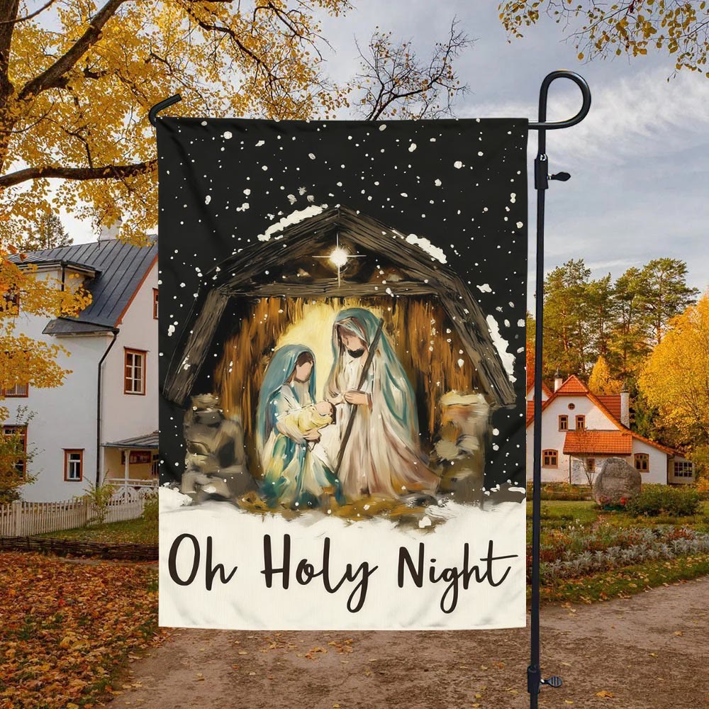 Christianartworkshop Serene Nativity Garden Flag: Constant Grace Reminder for Homes - image 4