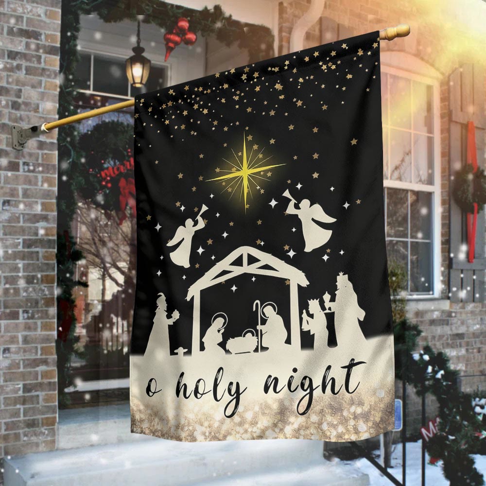 Christianartworkshop Serene Nativity Garden Flag: Constant Grace Reminder for Homes - image 13