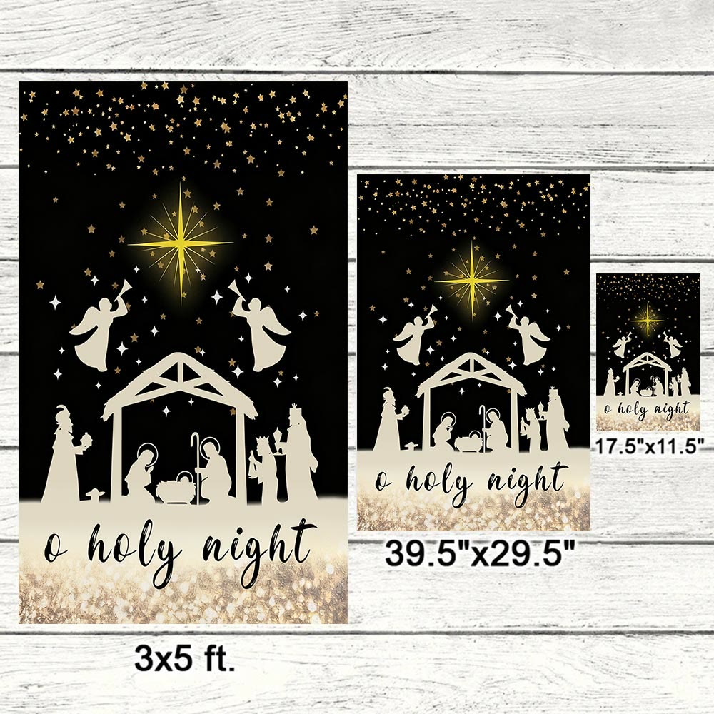 Christianartworkshop Serene Nativity Garden Flag: Constant Grace Reminder for Homes - image 17
