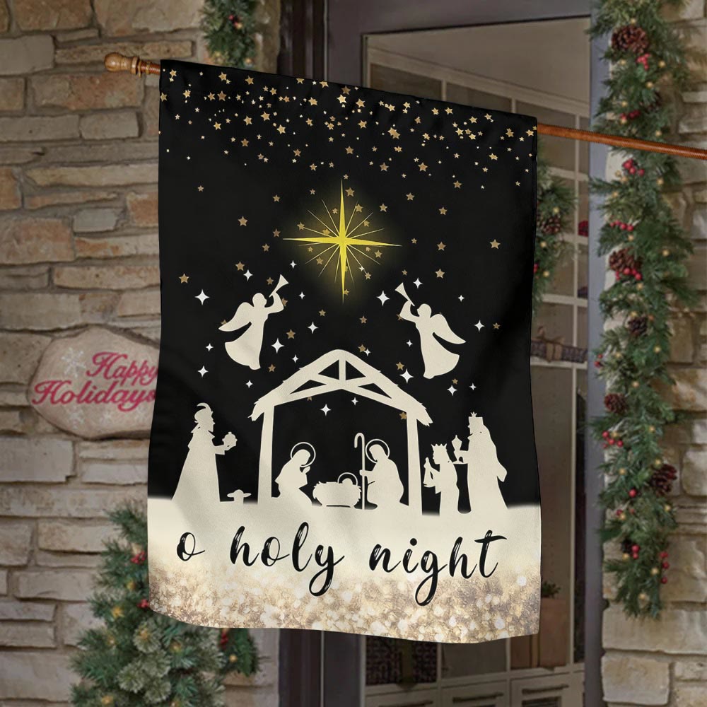 Christianartworkshop Serene Nativity Garden Flag: Constant Grace Reminder for Homes - image 14