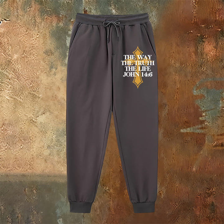 Christianartworkshop John Verse with Cross Sweatpants: Ideal for Church & Casual Days - image 10