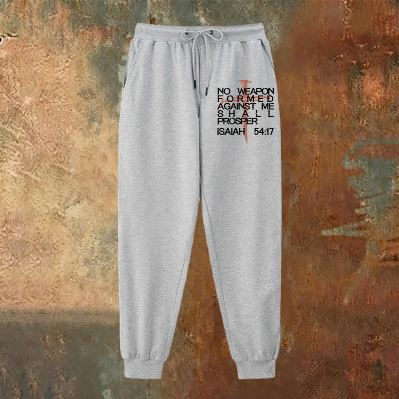 Christianartworkshop Isaiah 54:17 Sweatpants: Faithful Companion for Daily Routines - image 18