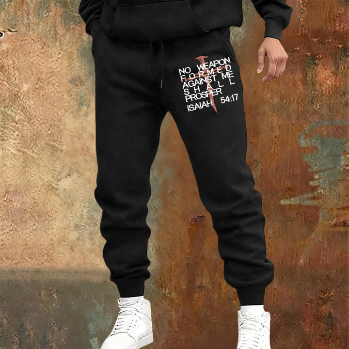 Christianartworkshop Isaiah 54:17 Sweatpants: Faithful Companion for Daily Routines - image 5
