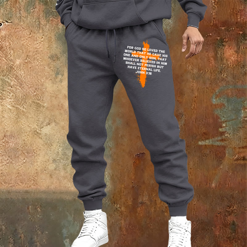 Christianartworkshop John 3:16 Sweatpants: Daily Wear with Gracious Faith - image 5
