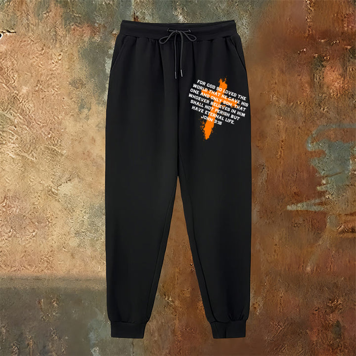 Christianartworkshop John 3:16 Sweatpants: Daily Wear with Gracious Faith - image 10