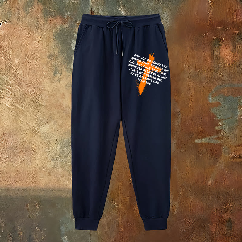 Christianartworkshop John 3:16 Sweatpants: Daily Wear with Gracious Faith - image 14