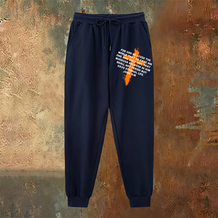 Christianartworkshop John 3:16 Sweatpants: Daily Wear with Gracious Faith - image 14