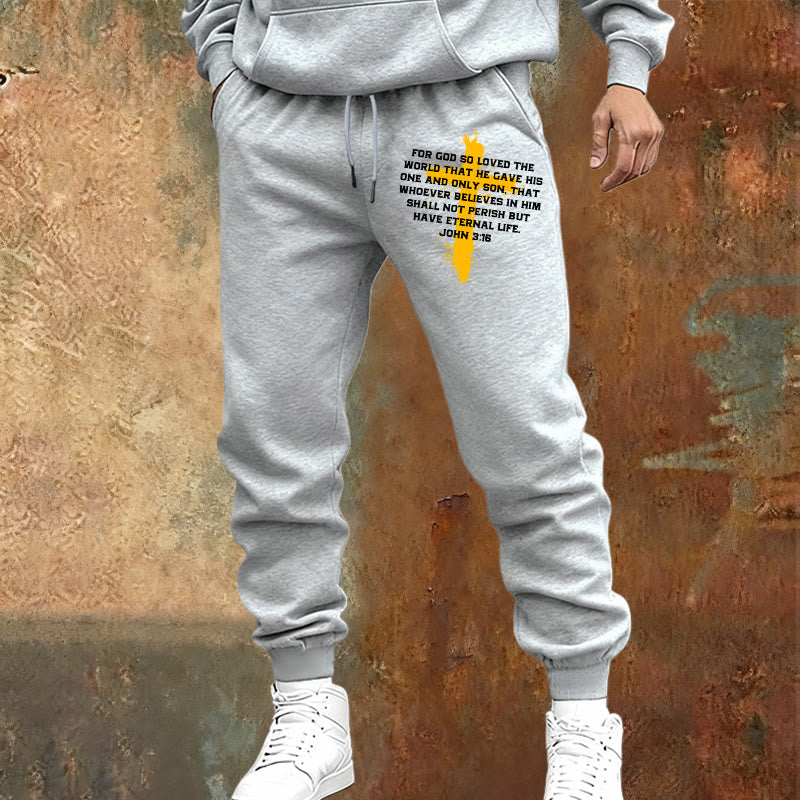 Christianartworkshop John 3:16 Sweatpants: Daily Wear with Gracious Faith - image 21