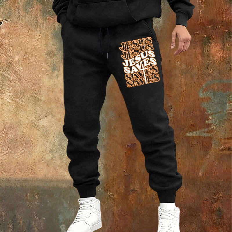 Christianartworkshop Jesus Saves Sweatpants: Daily Comfort Wrapped in Devotion - image 13