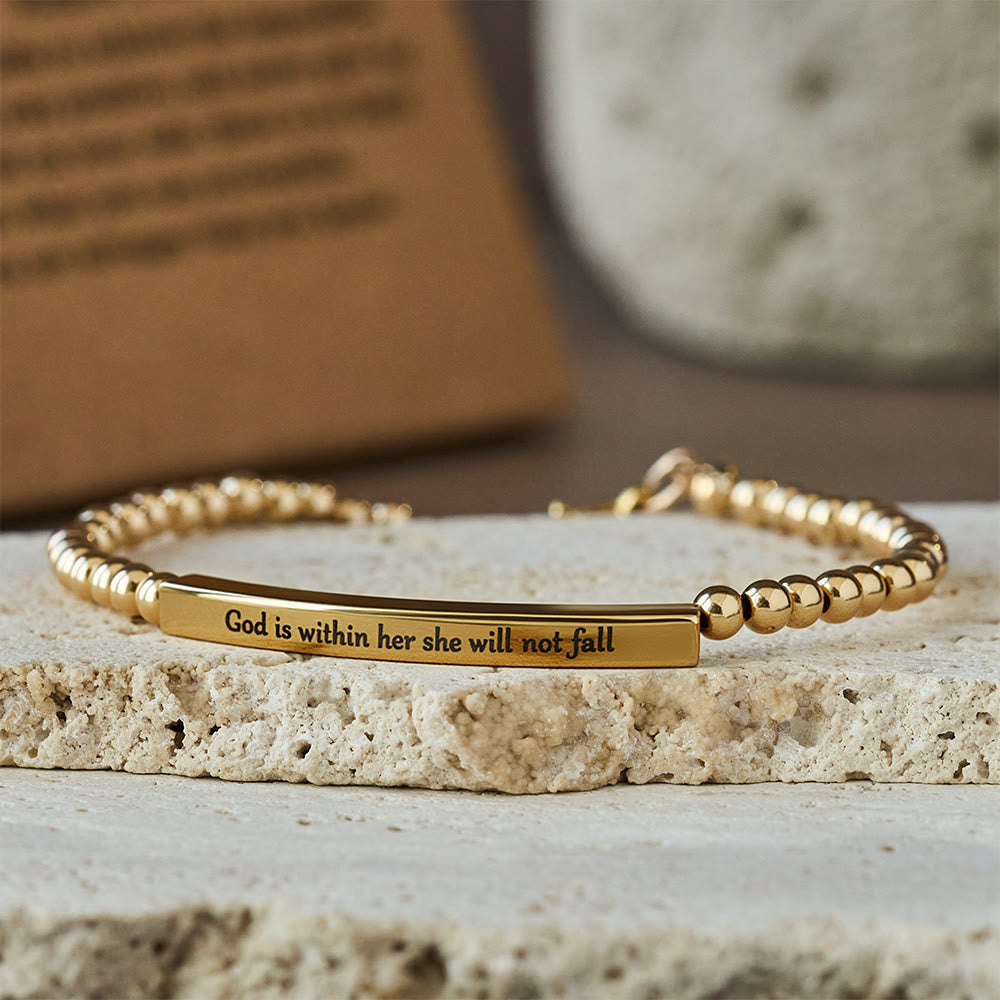 Christianartworkshop God Is First & Psalm 46:5  Bracelet: Steady Companion for Daily Routines - image 11