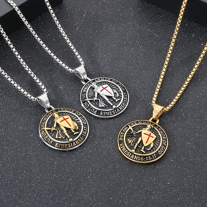 Christianartworkshop Ephesians 6 Necklace: Quiet Reminder of Spiritual Strength - image 4