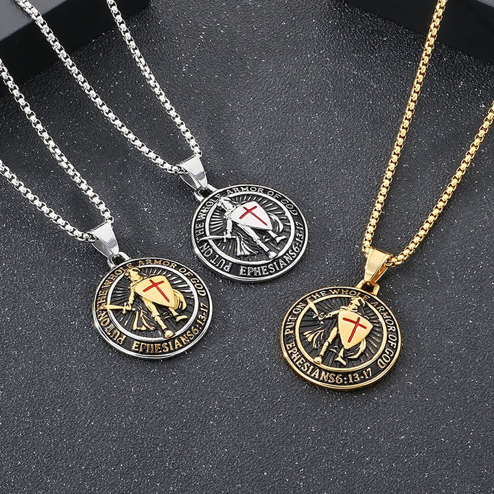 Christianartworkshop Ephesians 6 Necklace: Quiet Reminder of Spiritual Strength - image 4