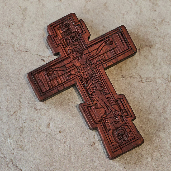 Christianartworkshop Earthy Crucifix Pocket Cross: Quiet Reminder of Sacrifice - image 3