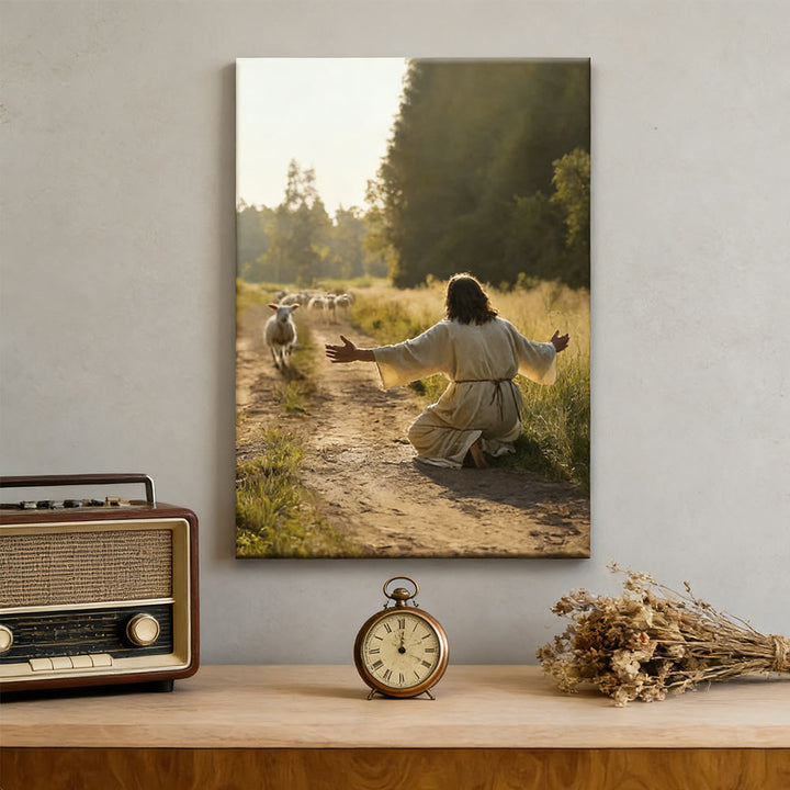 Christianartworkshop Serene Good Shepherd Wall Art Print: Warm Companion of Gentle Care - image 8