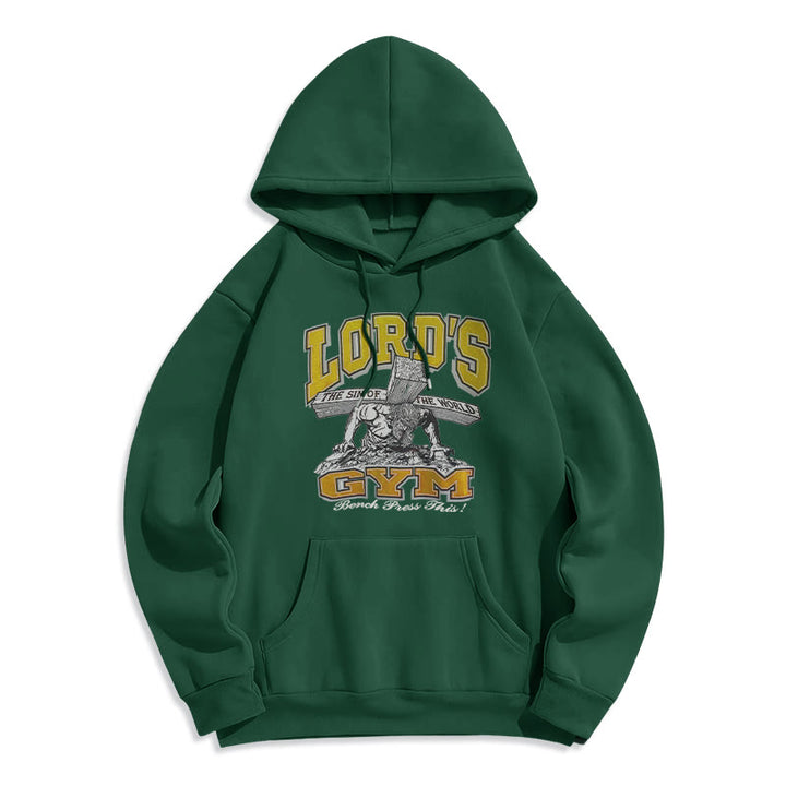 Christianartworkshop LORD’S GYM Redemption Fleece Lined Polyester Hoodie - image 7