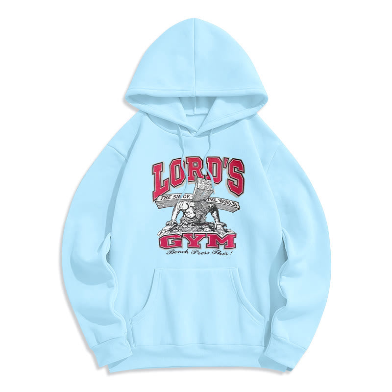 Christianartworkshop LORD’S GYM Redemption Fleece Lined Polyester Hoodie - image 1