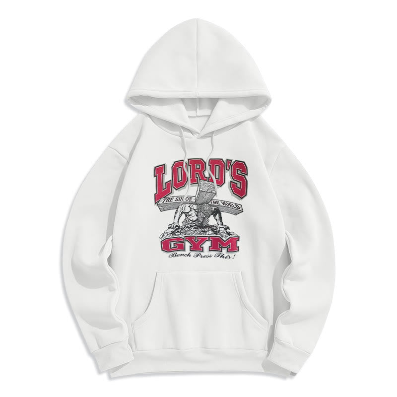 Christianartworkshop LORD’S GYM Redemption Fleece Lined Polyester Hoodie - image 16