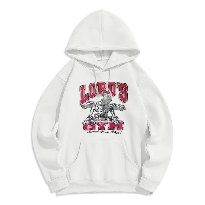 Christianartworkshop LORD’S GYM Redemption Fleece Lined Polyester Hoodie - image 16
