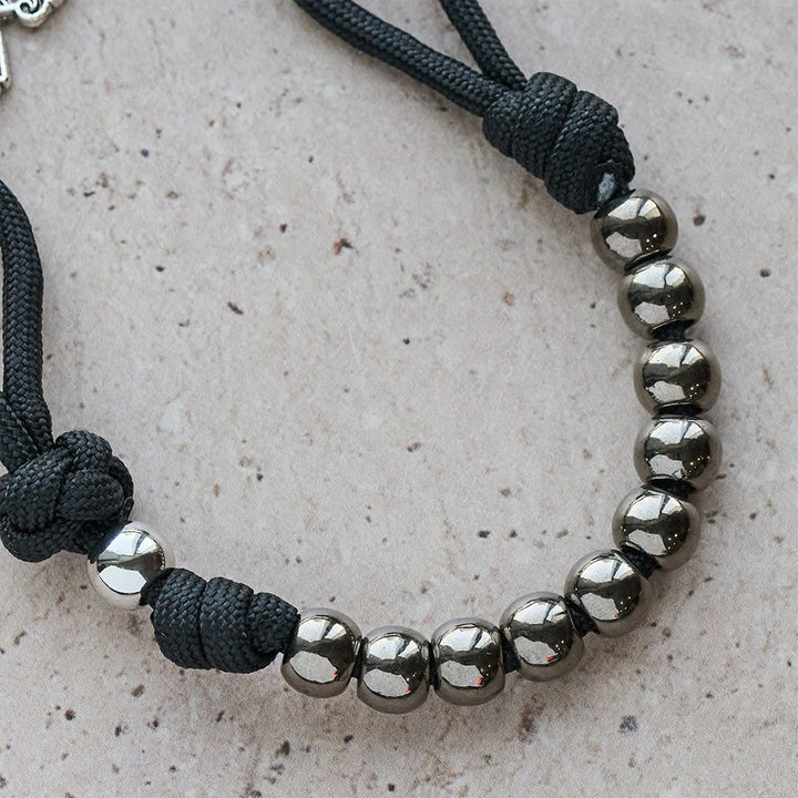 Christianartworkshop Dual Use Car Pendant & Pocket Rosary with St. Michael & Benedict Guardian Shield and Evil Repelling Grace - image 13