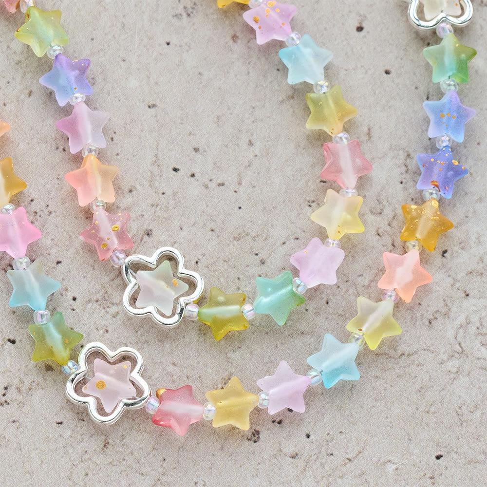 Christianartworkshop Gradient Shimmering Star Rosary with Our Lady & Crucifix: Vibrant Faith for Daily Devotion - image 7