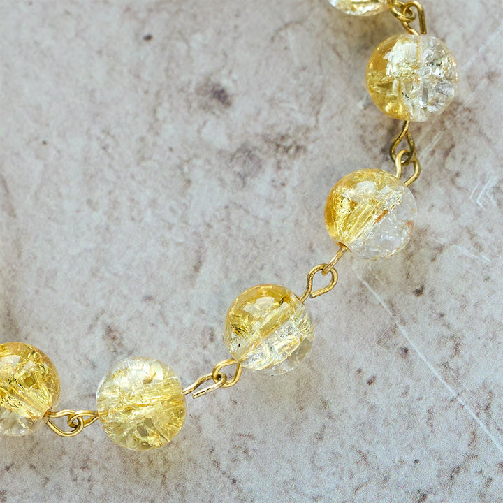 Christianartworkshop Shimmering Glass Bead Pocket Rosary: Elegant Devotion for Daily Carry - image 6