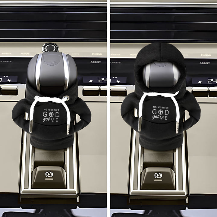 Christianartworkshop Multicolor God Got Me Hoodie Gear Shift Cover: Calm Assurance for Car Rides - image 4