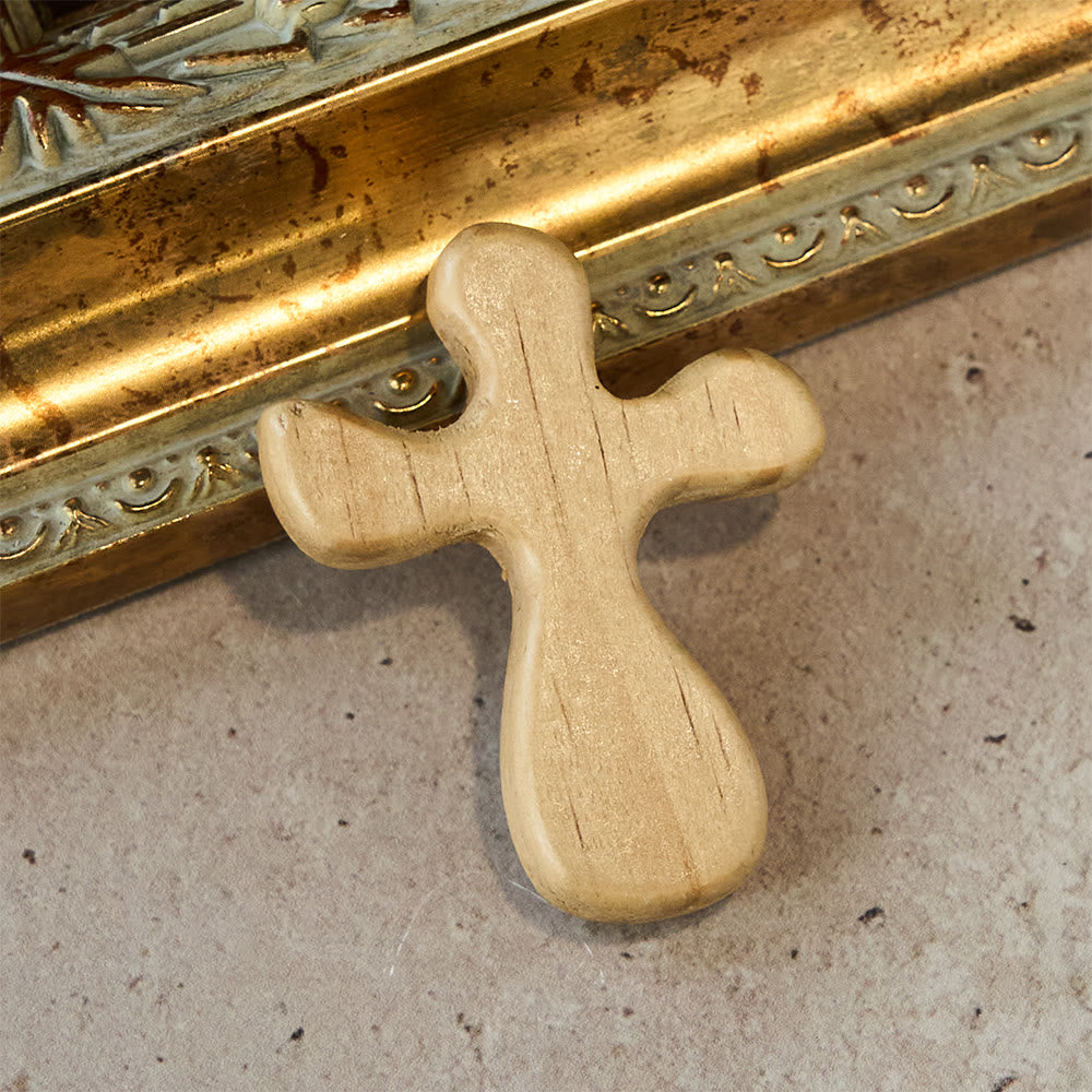 Christianartworkshop Six-Piece Wood Pocket Cross Set: His Grace On-the-Go - image 2