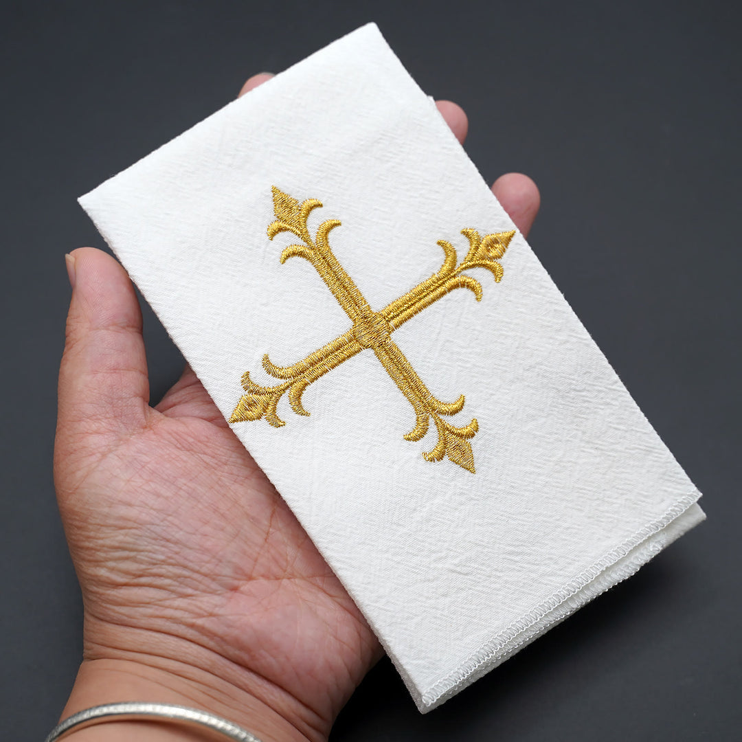 Christianartworkshop Sacred Embroidered Handkerchief: Faith in Every Stitch - image 24