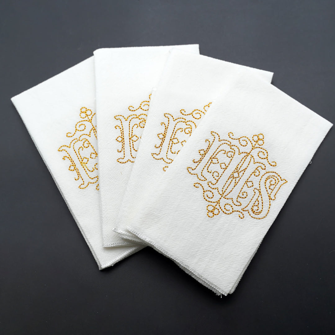 Christianartworkshop Sacred Embroidered Handkerchief: Faith in Every Stitch - D - 4 Pieces - image 18