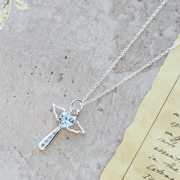 Christianartworkshop Angel Cross & Zircon Necklaces: Soft Comfort with Sacred Symbolism - image 5