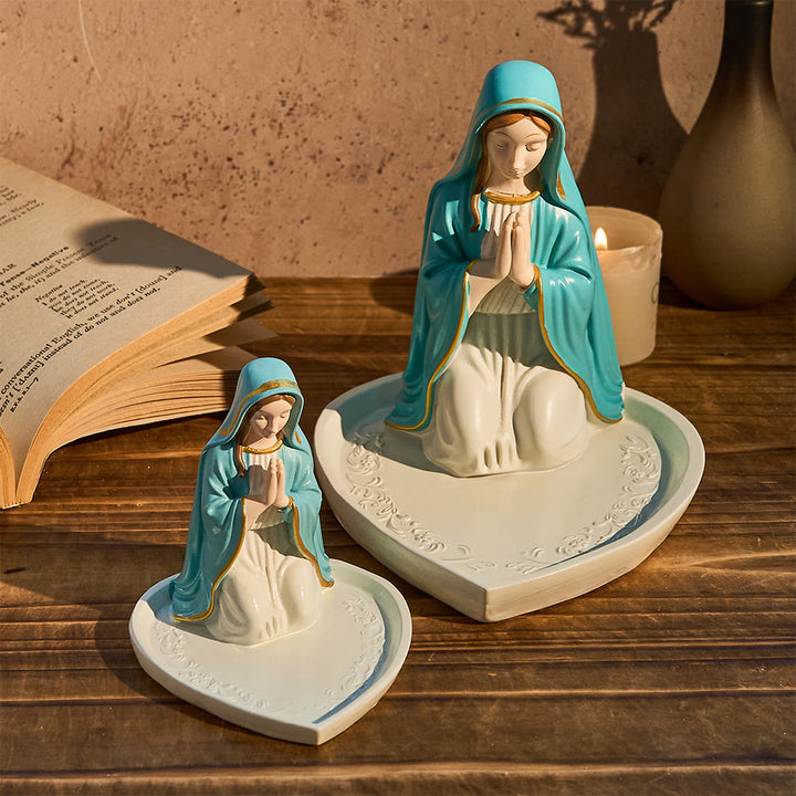 Christianartworkshop Classic Resin Praying Our Lady Rosary Holder: A Timeless Emblem of Devotion - image 2