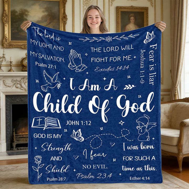 Christianartworkshop Child Of God Verse Tapestry: Warm Belonging for Quiet Spaces - Child of God - 104''*89.8''/264*228cm - image 0