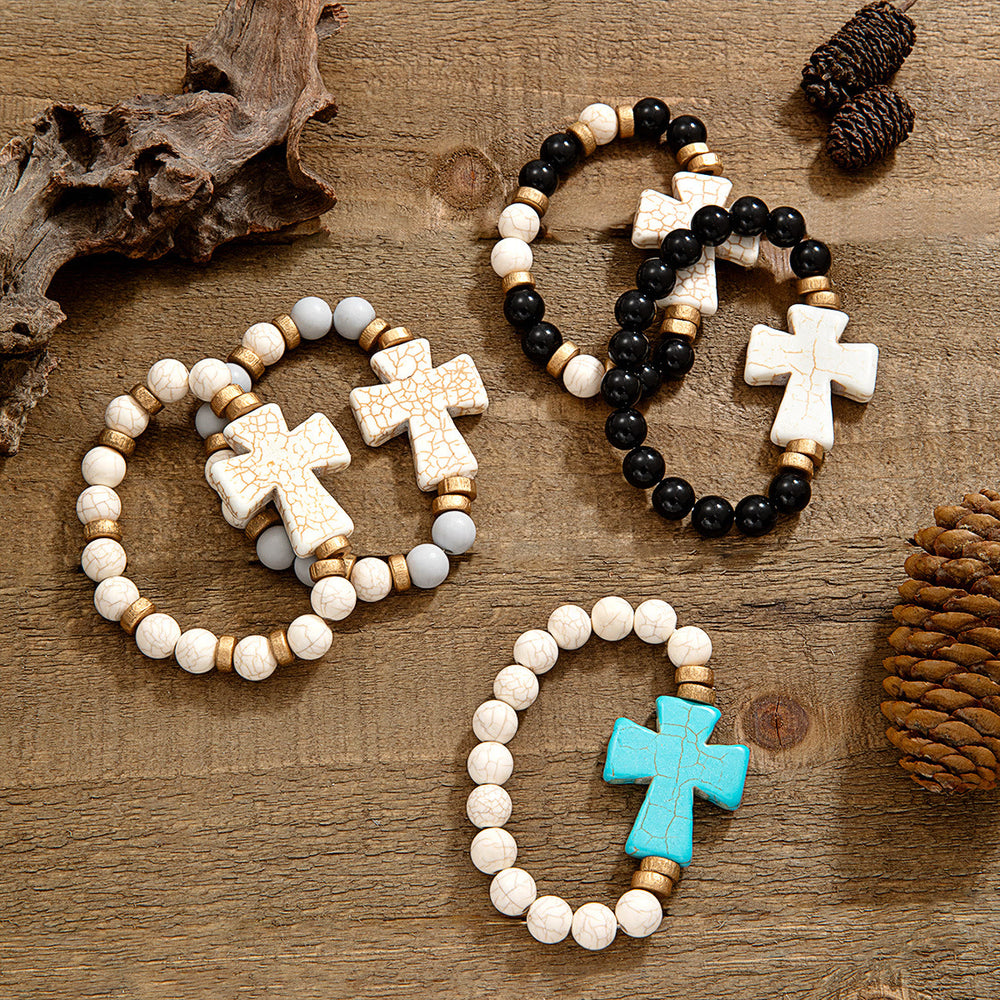 Christianartworkshop Multi-Style Textured Cross Bracelet: Bold Devotion for Daily Wear - image 1