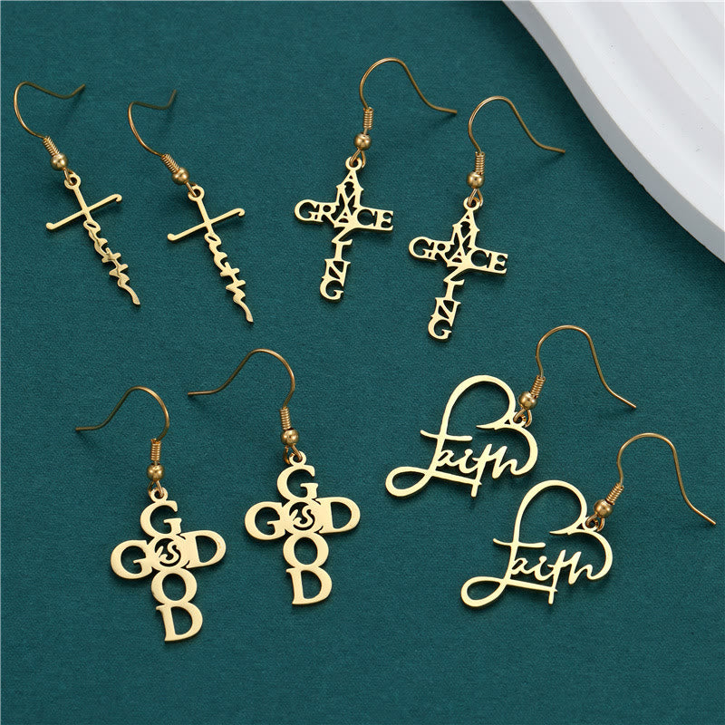 Christianartworkshop Cross & Grace Faith Earring: Delicate Belief for Daily Wear - image 14