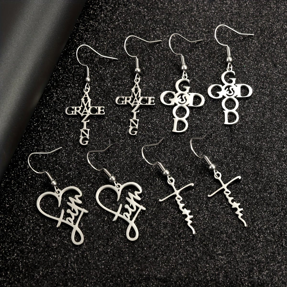 Christianartworkshop Cross & Grace Faith Earring: Delicate Belief for Daily Wear - image 1