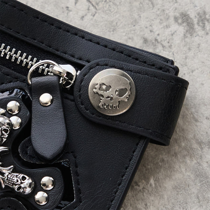 Christianartworkshop Chain/Non-Chain Cross & Skull Faith Wallet: Quiet Reminder of Conviction - image 7