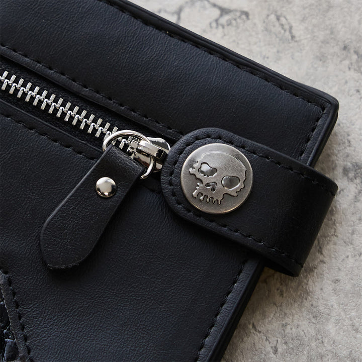 Christianartworkshop Long/Short Style Cross & Skull Faith Wallet: Quiet Reminder of Conviction - image 5