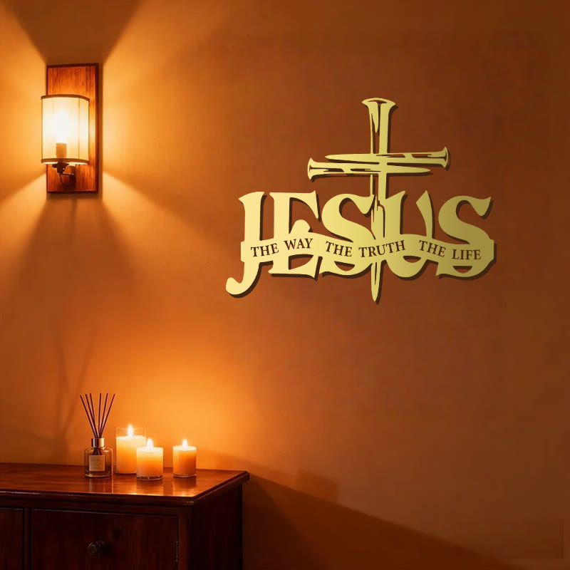 Christianartworkshop Faithful Jesus & Cross Design Metal Wall Decor Home Decoration - image 16