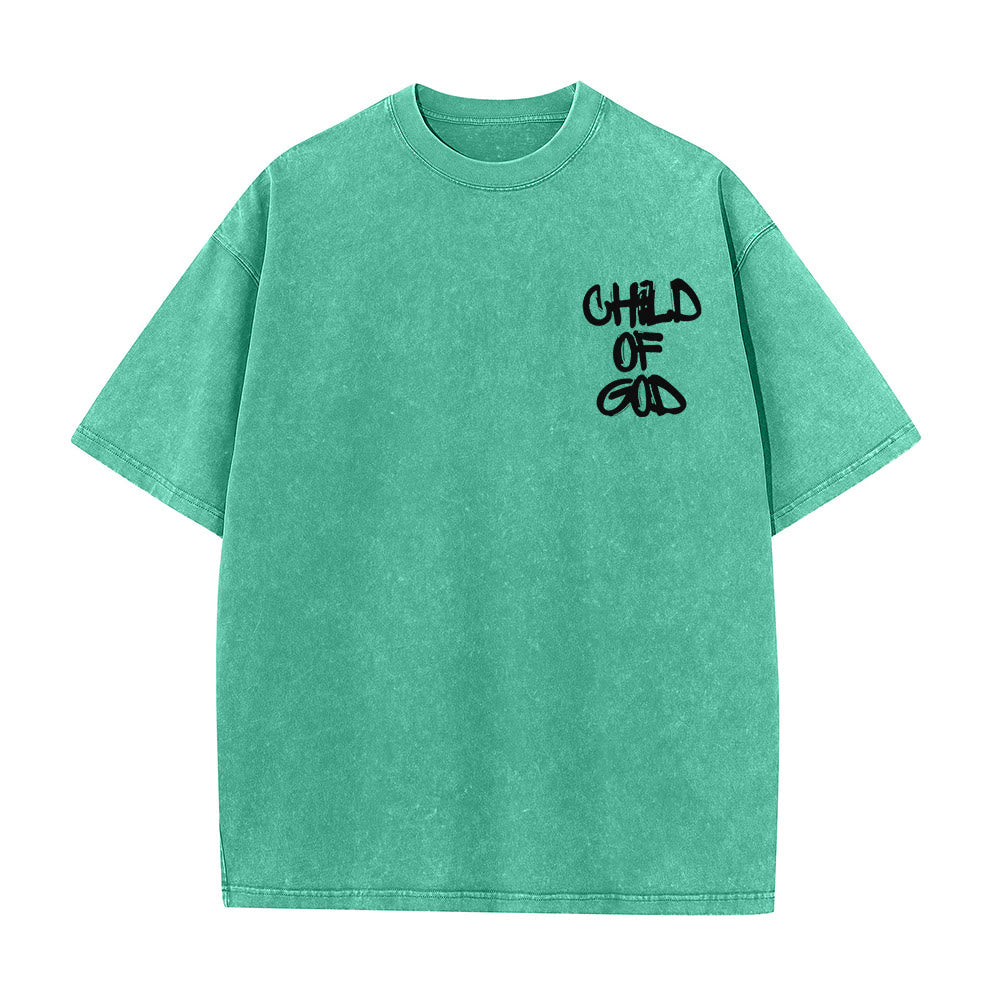 Christianartworkshop "CHILD OF GOD" Adult Washed T-Shirt - image 14