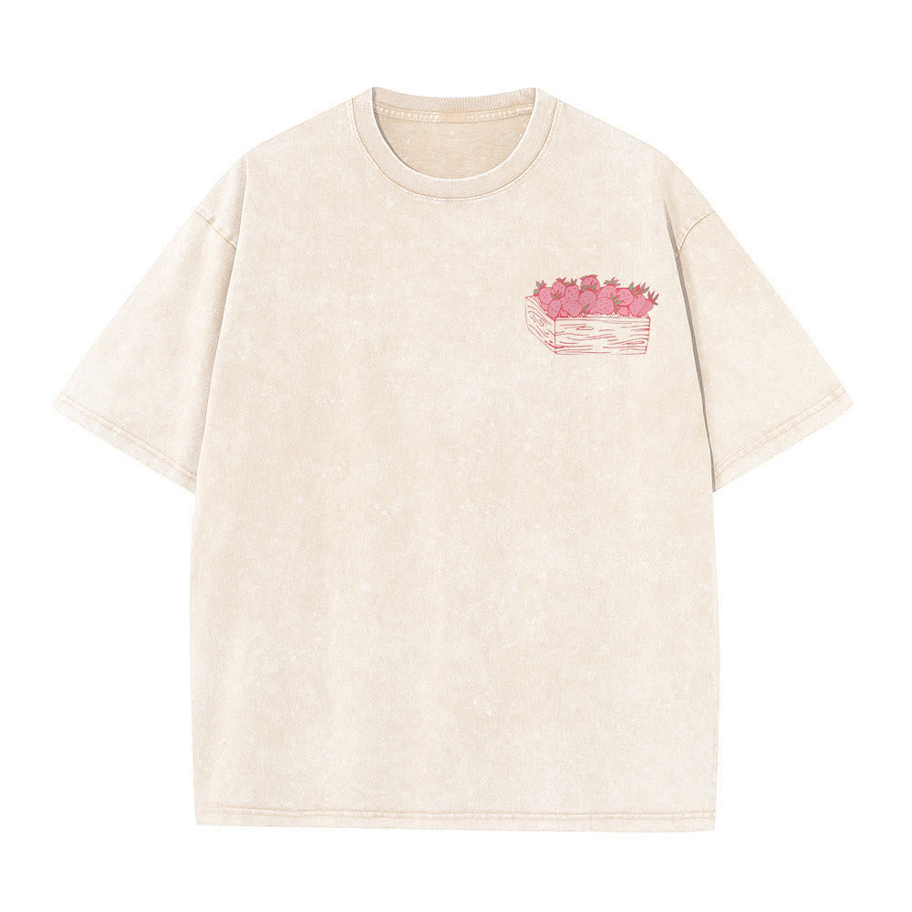 Christianartworkshop Fruit Of The Spirit Unisex Washed T-Shirt - image 15