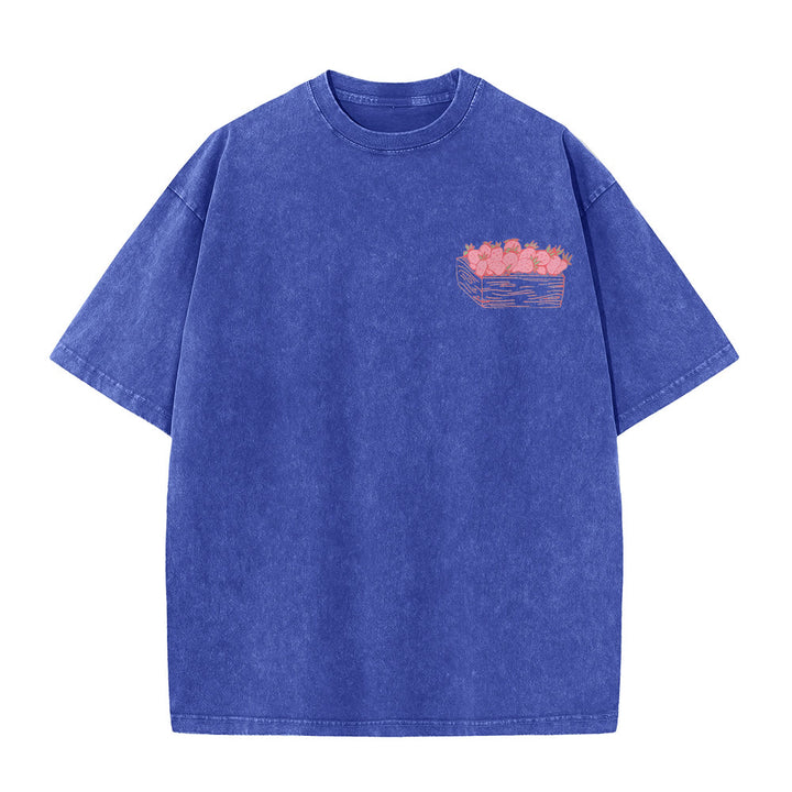 Christianartworkshop Fruit Of The Spirit Unisex Washed T-Shirt - image 5