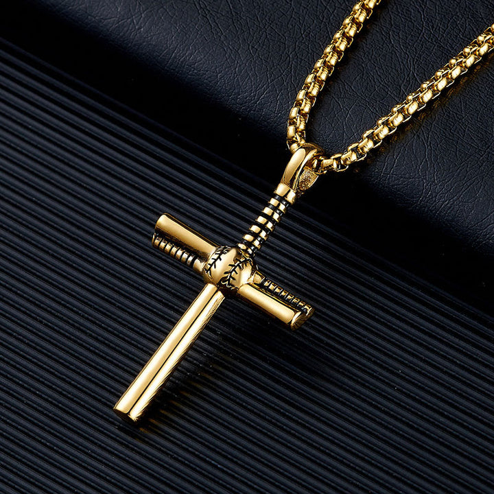 Christianartworkshop Baseball Motif Cross Pendant: Faith & Passion for Daily Wear - image 4