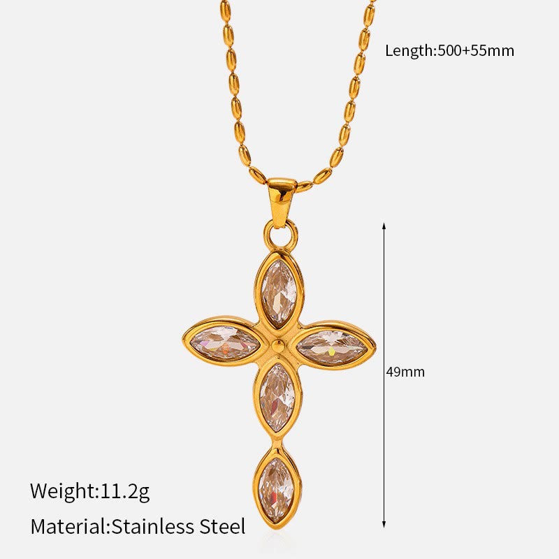 Christianartworkshop Multi-Design Cross Necklace: Quiet Reminder of His Faithfulness - M - image 15