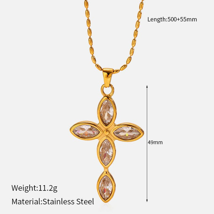 Christianartworkshop Multi-Design Cross Necklace: Quiet Reminder of His Faithfulness - M - image 15