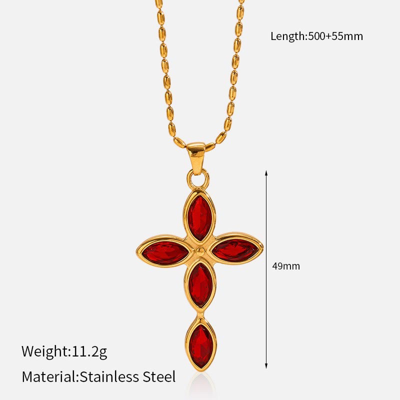 Christianartworkshop Multi-Design Cross Necklace: Quiet Reminder of His Faithfulness - N - image 16