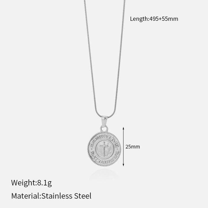 Christianartworkshop Multi-Design Cross Necklace: Quiet Reminder of His Faithfulness - T - image 22