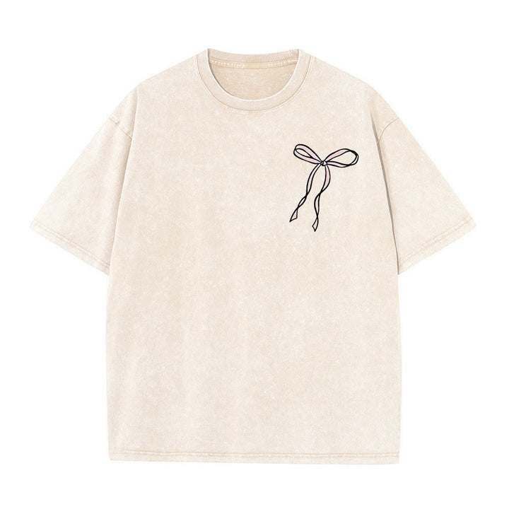 Christianartworkshop Faith Over Fear Unisex Washed T-Shirt - image 4